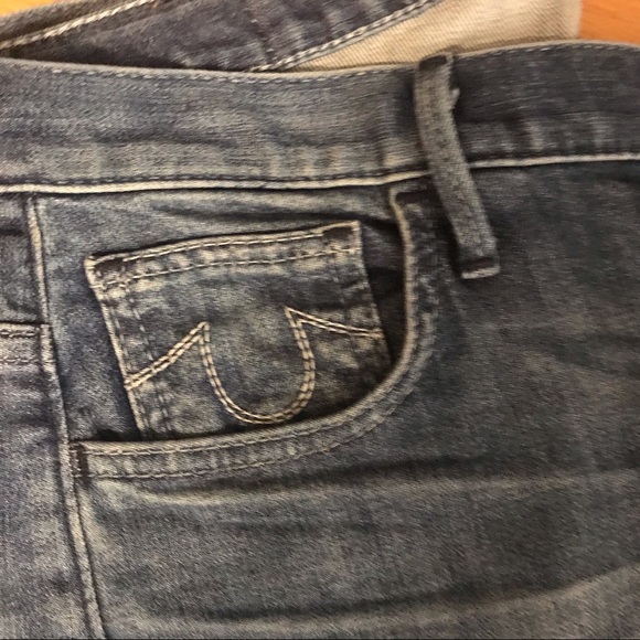 True Religion Audrey Crop Jean In Vintage Selvage - Picture 7 of 13